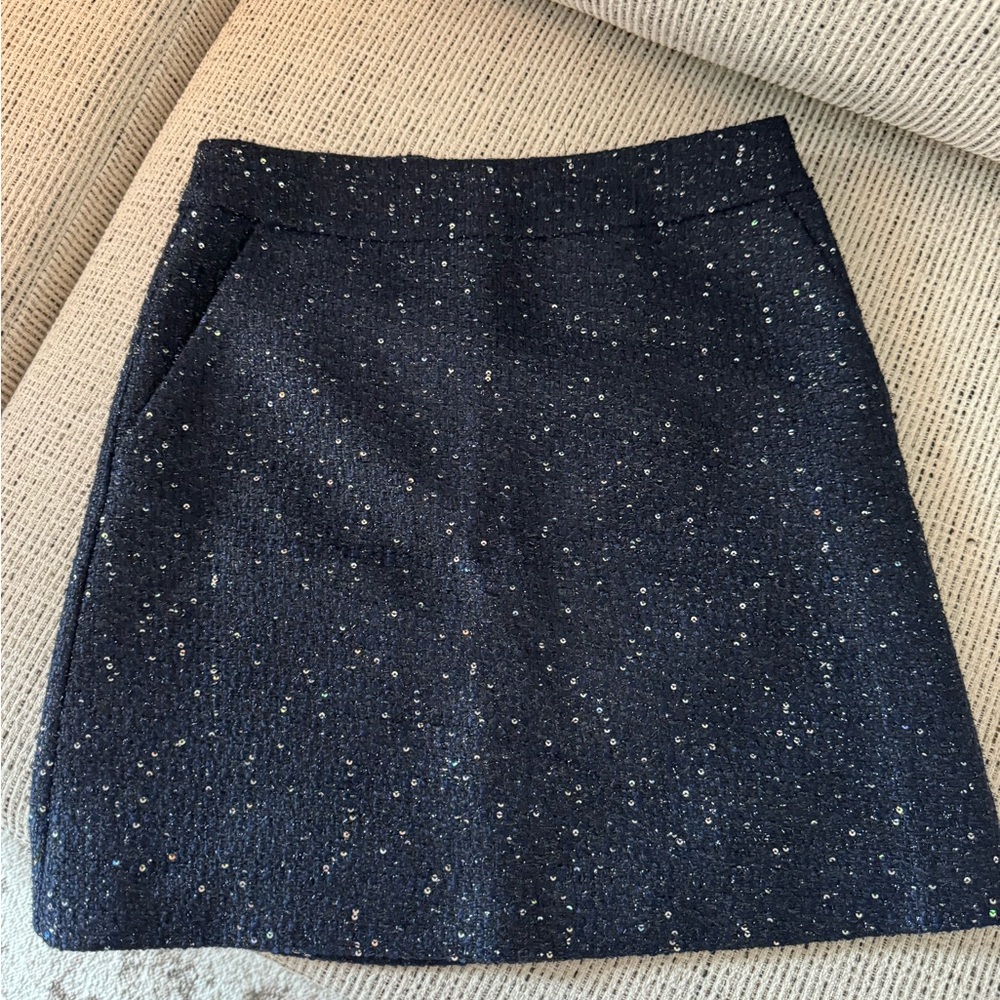 Loft Shimmer Mini Skirt